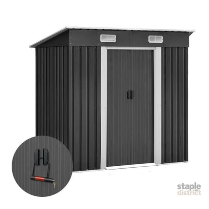 Giantz Garden Shed 1.94x1.21M Sheds Outdoor Storage Workshop House Tool Shelter Sliding Door - Home & Garden > Storage