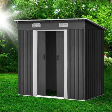 Giantz Garden Shed 1.94x1.21M Sheds Outdoor Storage Workshop House Tool Shelter Sliding Door - Home & Garden > Storage