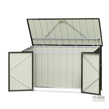 Giantz Garden Shed 2.22x0.91M Bike Sheds Outdoor Storage Tool Workshop House Shelter Double Door - Home & Garden >