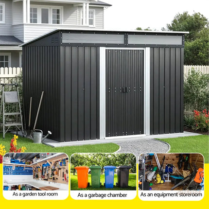 Giantz Garden Shed Outdoor Storage 2.60x1.95M Tool Sheds Workshop House Shelter - Home & Garden > Storage > Sheds