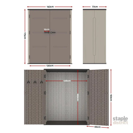 Giantz Garden Shed Outdoor Storage Shed Tool Workshop with Lockable Doors - Home & Garden > Storage > Sheds