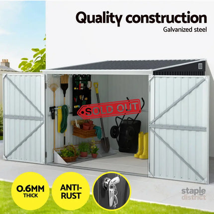 Giantz Garden Shed Sheds Outdoor Storage 2.06x2.03M Tool Workshop House Shelter - Home & Garden > Storage > Sheds