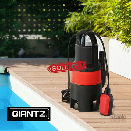 Giantz Garden Submersible Pump 550W Dirty Water Bore Tank Well?Steel Sewerage - Tools > Pumps > Sewage Pumps