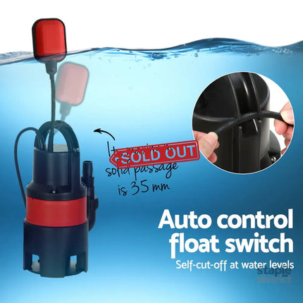 Giantz Garden Submersible Pump 550W Dirty Water Bore Tank Well?Steel Sewerage - Tools > Pumps > Sewage Pumps