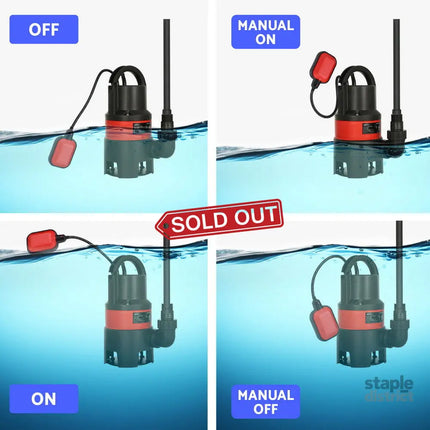 Giantz Garden Submersible Pump 550W Dirty Water Bore Tank Well?Steel Sewerage - Tools > Pumps > Sewage Pumps