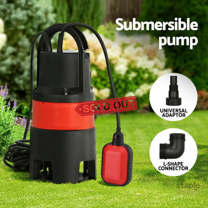 Giantz Garden Submersible Pump 550W Dirty Water Bore Tank Well?Steel Sewerage - Tools > Pumps > Sewage Pumps