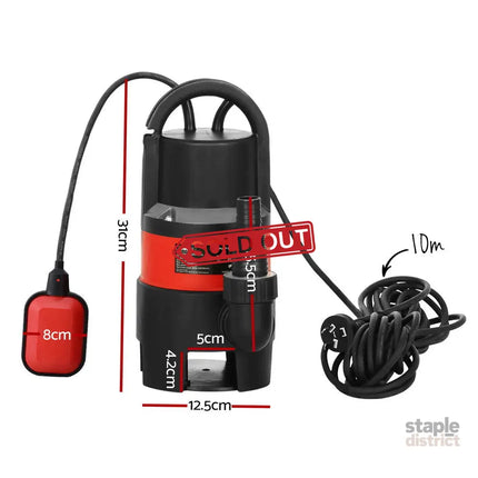 Giantz Garden Submersible Pump 550W Dirty Water Bore Tank Well?Steel Sewerage - Tools > Pumps > Sewage Pumps