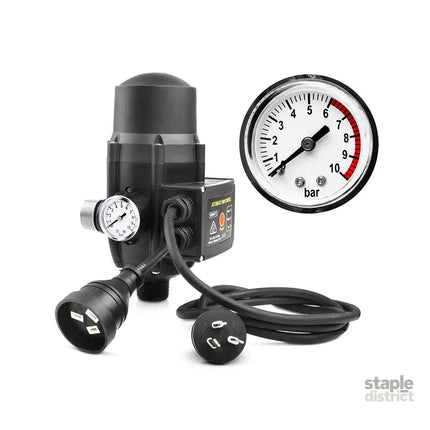 Giantz Garden Water Pump High Pressure 2000W Max 4-Stage Tank Irrigation Transfer Booster Pump Black - Tools > Pumps >