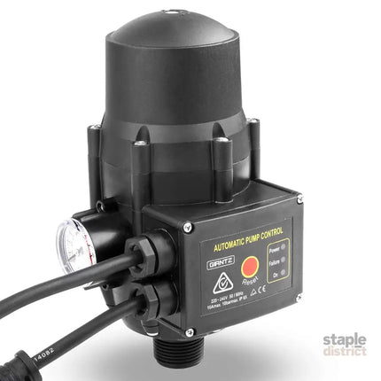Giantz Garden Water Pump High Pressure 2000W Max 4-Stage Tank Irrigation Transfer Booster Pump Black - Tools > Pumps >