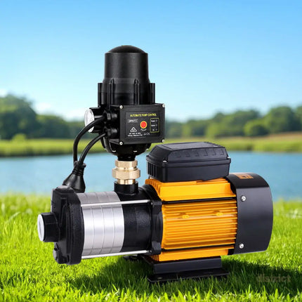 Giantz Garden Water Pump High Pressure 2000W Max 5-Stage Tank Irrigation Transfer Booster Pump Black - Tools > Pumps >
