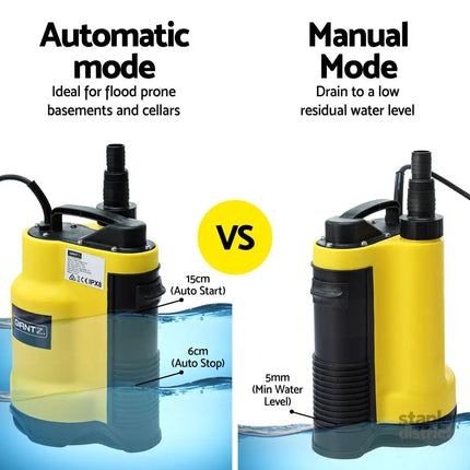 Giantz Garden Water Submersible Pump 400W Dirty Bore Sewerage Tank Well Steel - Tools > Pumps > Sewage Pumps