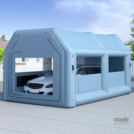Giantz Inflatable Spray Booth 4X3M Car Paint Tent Filter System Blower - Auto Accessories > Auto Accessories Others >