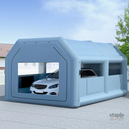 Giantz Inflatable Spray Booth 6X4M Car Paint Tent Filter System Blower - Auto Accessories > Auto Accessories Others >