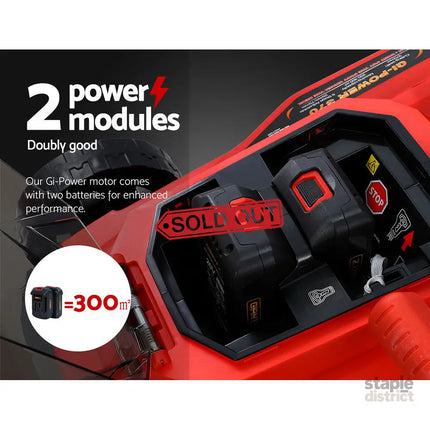 Giantz Lawn Mower 80V Battery Only Cordless 40V x2 Fits LI37 - Tools > Power Tools > Outdoor Power Equipment