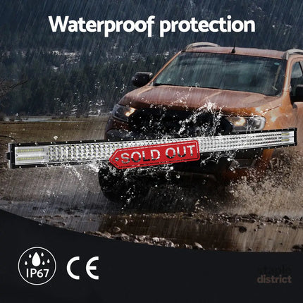 Giantz LED Driving Light 50 Inch Flood Spot Light Bar Driving Lamp Offroad Truck - Auto Accessories > Auto Accessories
