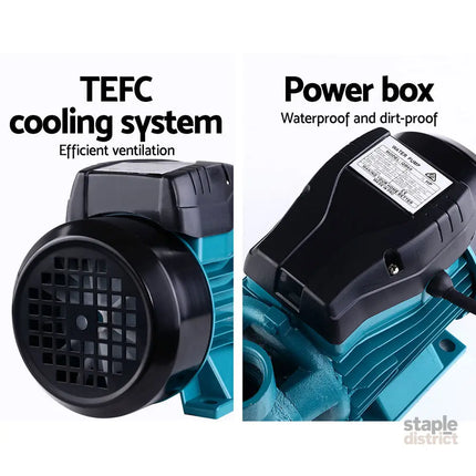 Giantz Peripheral Water Pump Garden Boiler Car Wash Auto Irrigation House QB60 - Tools > Pumps > Irrigation Pumps