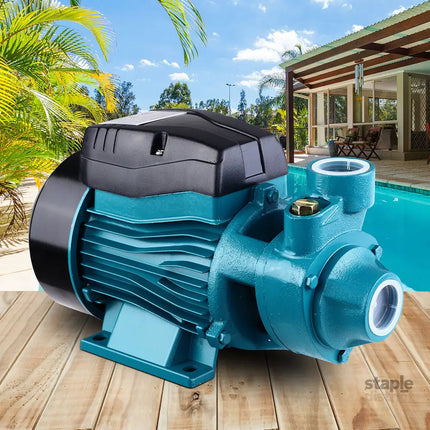 Giantz Peripheral Water Pump Garden Boiler Car Wash Auto Irrigation House QB60 - Tools > Pumps > Irrigation Pumps