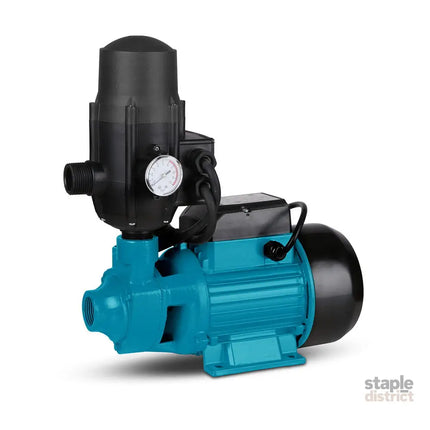 Giantz Peripheral Water Pump Garden Boiler Car Wash Auto Irrigation QB80 Black - Tools > Pumps > Irrigation Pumps