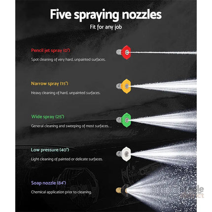 Giantz Petrol High Pressure Cleaner Washer 20M Hose Gurney - Auto Accessories > Auto Accessories Others > Automotive