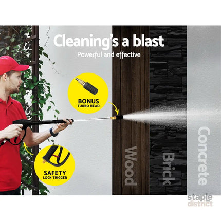 Giantz Petrol High Pressure Cleaner Washer 20M Hose Gurney - Auto Accessories > Auto Accessories Others > Automotive