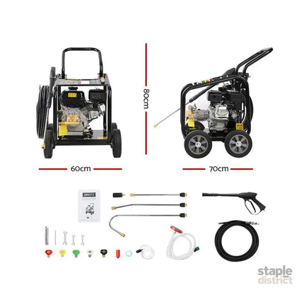 Giantz Petrol High Pressure Cleaner Washer 20M Hose Gurney - Auto Accessories > Auto Accessories Others > Automotive