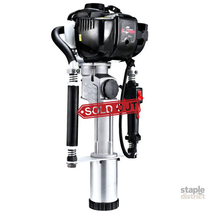 Giantz Petrol Post Driver 38CC 4-Stroke Rammer Pile Star Picket Fence Hole Black - Tools > Power Tools > Outdoor Power