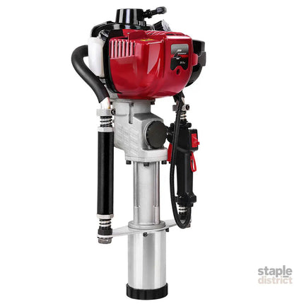 Giantz Petrol Post Driver 38CC 4-Stroke Rammer Pile Star Picket Fence Hole Drive Red - Tools > Power Tools > Outdoor
