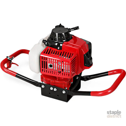 Giantz Petrol Post Hole Digger Motor Only Engine Red - Tools > Power Tools > Outdoor Power Equipment