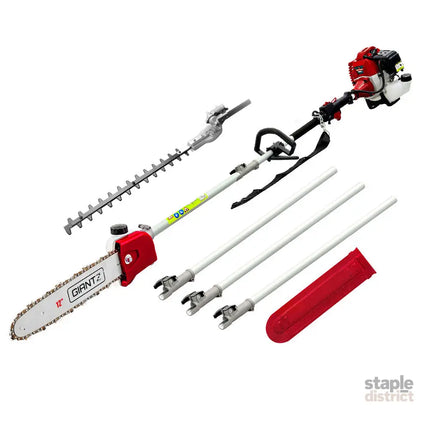Giantz Pole Chainsaw 2 Stroke Petrol Tree Pruner Long Reach Saw 12 Inch Bar 2 In 1 - Tools > Power Tools > Chainsaws