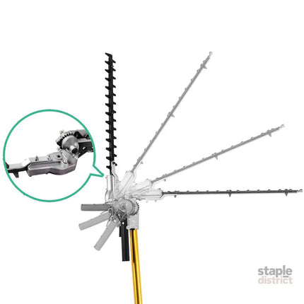 Giantz Pole Chainsaw 2 Stroke Petrol Tree Pruner Long Reach Saw 12 Inch Bar 2 In 1 - Tools > Power Tools > Chainsaws