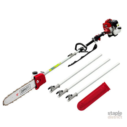 Giantz Pole Chainsaw 2 Stroke Petrol Tree Pruner Long Reach Saw 12 Inch Bar - Tools > Power Tools > Chainsaws