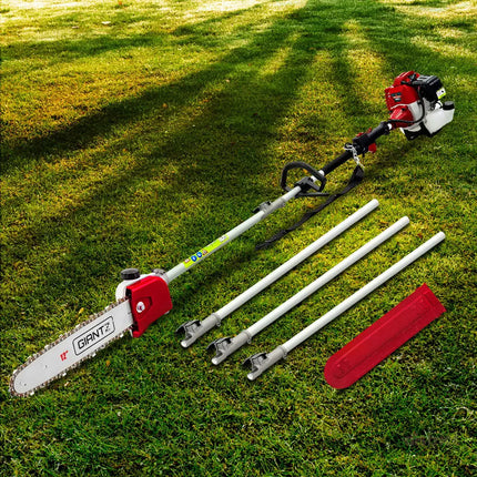 Giantz Pole Chainsaw 2 Stroke Petrol Tree Pruner Long Reach Saw 12 Inch Bar - Tools > Power Tools > Chainsaws