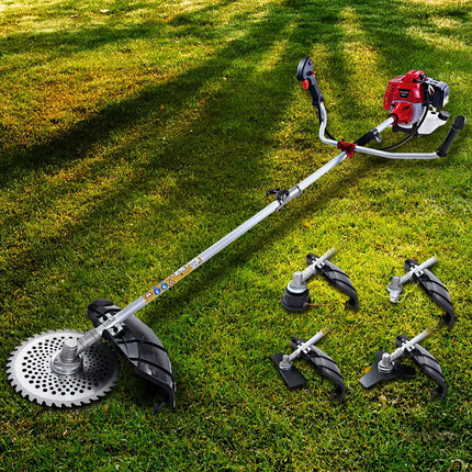 Giantz Pole Chainsaw Petrol Hedge Trimmer Tree Pruner 5 In 1 - Tools > Power Tools > Chainsaws