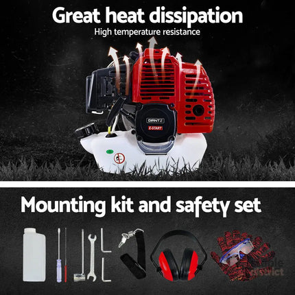 Giantz Pole Chainsaw Petrol Hedge Trimmer Tree Pruner 5 In 1 - Tools > Power Tools > Chainsaws