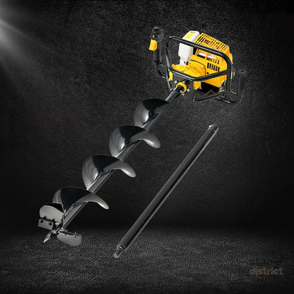Giantz Post Hole Digger 200mm Petrol Drill Auger Extension Bits - Tools > Power Tools > Outdoor Power Equipment