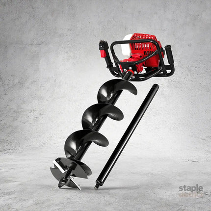 Giantz Post Hole Digger 200mm Petrol Drill Extension Auger Bits - Tools > Power Tools > Outdoor Power Equipment
