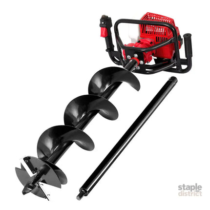 Giantz Post Hole Digger 200mm Petrol Drill Extension Auger Bits - Tools > Power Tools > Outdoor Power Equipment