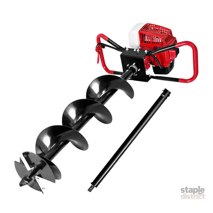 Giantz Post Hole Digger 200mm Petrol Drill Extension Auger Bits - Tools > Power Tools > Outdoor Power Equipment