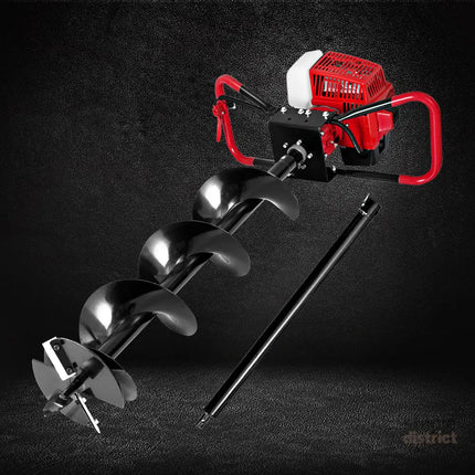 Giantz Post Hole Digger 200mm Petrol Drill Extension Auger Bits - Tools > Power Tools > Outdoor Power Equipment
