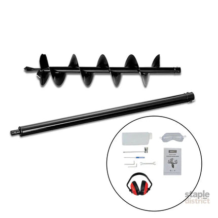 Giantz Post Hole Digger 200mm Petrol Drill Extension Bits Auger - Tools > Power Tools > Outdoor Power Equipment