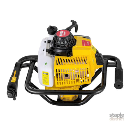 Giantz Post Hole Digger Motor Only Petrol Engine Yellow - Tools > Power Tools > Outdoor Power Equipment