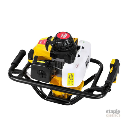 Giantz Post Hole Digger Motor Only Petrol Engine Yellow - Tools > Power Tools > Outdoor Power Equipment