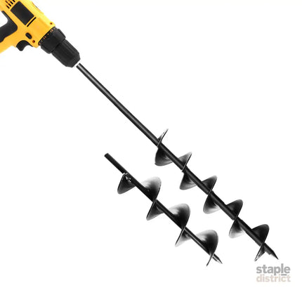 Giantz Power Garden Spiral Auger Hole Digger Earth Drill Bit Φ75x300 & 600mm - Tools > Power Tools > Outdoor Power