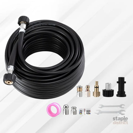 Giantz Pressure Washer Hose 30M 5800PSI Power Replacement Extension 1/4’’ Quick Connect - Tools > Power Tools > Outdoor