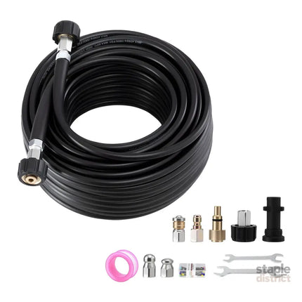Giantz Pressure Washer Hose 30M 5800PSI Power Replacement Extension 1/4’’ Quick Connect - Tools > Power Tools > Outdoor
