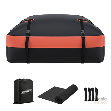 Giantz Rooftop Cargo Bag Waterproof Car Luggage Carrier 15 Cubic Ft Universal - Auto Accessories > Auto Accessories