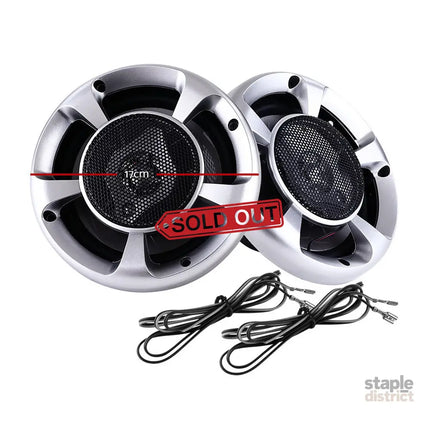 Giantz Set of 2 6.5inch LED Light Car Speakers - Audio & Video > Speakers > Audio Speakers