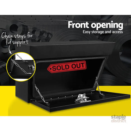 Giantz Steel Ute Tool Box Right Toolbox Under Tray Vehicle Storage Lock - Tools > Tools Storage > Tool Boxes