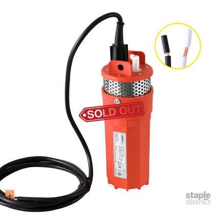 Giantz Submersible Solar Water Pump 24V 70M Head Deep Well Bore Self-priming - Tools > Pumps > Irrigation Pumps