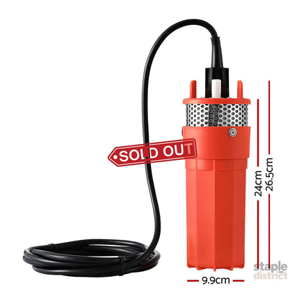 Giantz Submersible Solar Water Pump 24V 70M Head Deep Well Bore Self-priming - Tools > Pumps > Irrigation Pumps